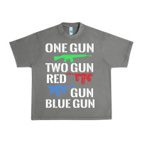 Tornado one gun two gun red gun blue gun Urban Heavy Tee - artisFamous