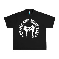 Black caffè e muay thai divertente Urban Heavy Tee - artisFamous