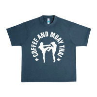 Midnight Navy caffè e muay thai divertente Urban Heavy Tee - artisFamous
