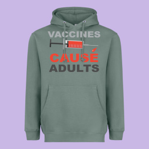 Vaccines Cause Adults Heavyweight Hoodie Designed By Bettercallsaul