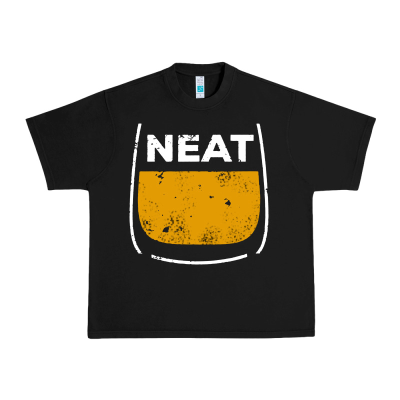 Neat Whiskey Glass Urban Heavy Tee by artisFamous | Teevron
