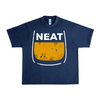 Navy neat whiskey glass Urban Heavy Tee - artisFamous