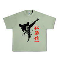 Oil Green shotokan karate Urban Heavy Tee - artisFamous