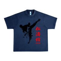 Navy shotokan karate Urban Heavy Tee - artisFamous