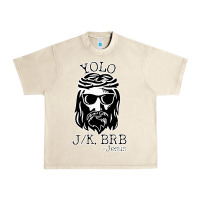 Sandshell funny jesus easter yolo jk brb Urban Heavy Tee - artisFamous