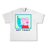 Lunar Rock peppa pig not today Urban Heavy Tee - artisFamous