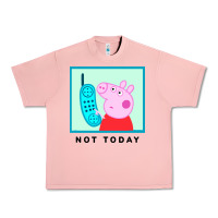 Salmon peppa pig not today Urban Heavy Tee - artisFamous