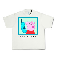 Pistachio peppa pig not today Urban Heavy Tee - artisFamous