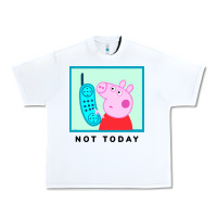 White peppa pig not today Urban Heavy Tee - artisFamous