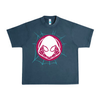 Midnight Navy spider girl Urban Heavy Tee - artisFamous