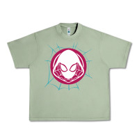 Oil Green spider girl Urban Heavy Tee - artisFamous
