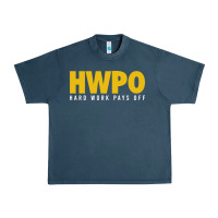 Midnight Navy HWPO - HARD WORK PAYS OFF Urban Heavy Tee - artisFamous