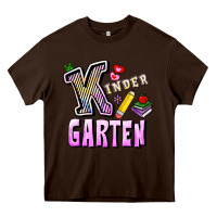 Chocolate Brown kindergarten Heavy Core Tee - RanaPortraitStore