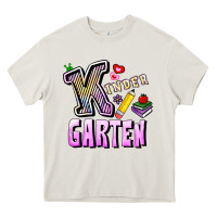 Cream kindergarten Heavy Core Tee - RanaPortraitStore