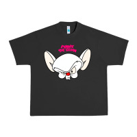 Pigment Black pinky and the brain big face Urban Heavy Tee - artisFamous