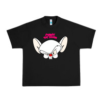 Black pinky and the brain big face Urban Heavy Tee - artisFamous
