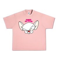 Salmon pinky and the brain big face Urban Heavy Tee - artisFamous