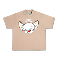 Burro pinky and the brain big face Urban Heavy Tee - artisFamous