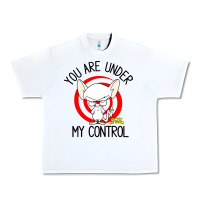White pinky and the brain you are under my control Urban Heavy Tee - artisFamous