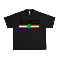 Black slainte shirt irish cheers toast shamrock Urban Heavy Tee - artisFamous