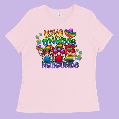 Love Gnome No Bounds Ladies Tee Designed By Cowhidedigitalart