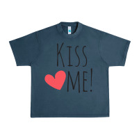 Midnight Navy Kiss Me Urban Heavy Tee - artisFamous