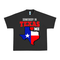 Pigment Black state of texas somebody loves me Urban Heavy Tee - artisFamous