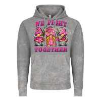 Cloud Rock we fight together breast cancer gnome Vintage Hoodie - BarkalooDesign