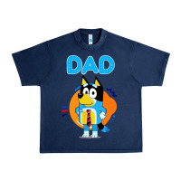 Navy bluey dad lover forever Urban Heavy Tee - artisFamous