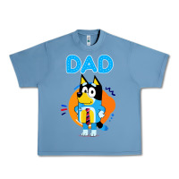 Pebble Blue bluey dad lover forever Urban Heavy Tee - artisFamous