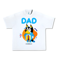 White bluey dad lover forever Urban Heavy Tee - artisFamous