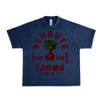 Navy the office schrute farms premium Urban Heavy Tee - artisFamous