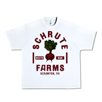 White the office schrute farms premium Urban Heavy Tee - artisFamous