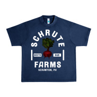 Navy the office schrute farms premium Urban Heavy Tee - artisFamous
