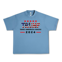 Pebble Blue donald trump 2024 take america back election Urban Heavy Tee - artisFamous
