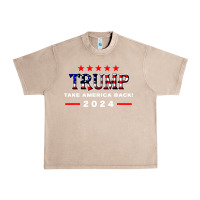 French Oak donald trump 2024 take america back election Urban Heavy Tee - artisFamous