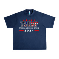 Navy donald trump 2024 take america back election Urban Heavy Tee - artisFamous