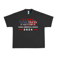 Pigment Black donald trump 2024 take america back election Urban Heavy Tee - artisFamous