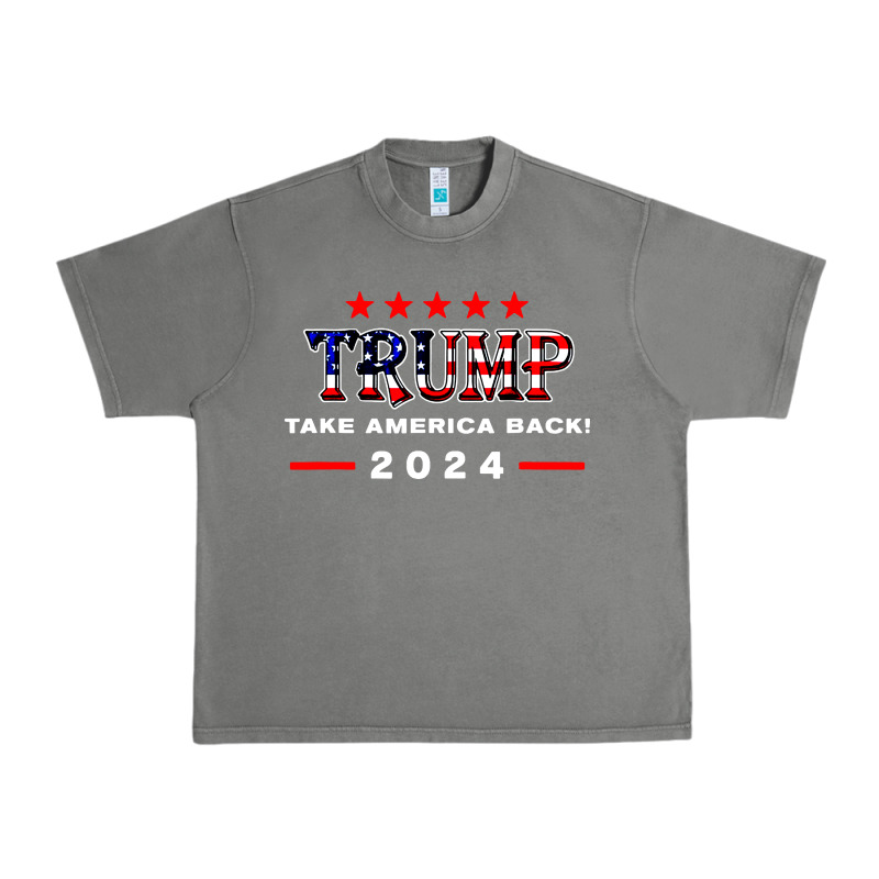 Donald Trump 2024 Take America Back Election Urban Heavy Tee by artisFamous | Teevron