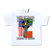 White irish by blood american Urban Heavy Tee - artisFamous