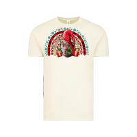 Vintage Arctic festive gnome with gifts Vintage Tee - CowhideDigitalArt