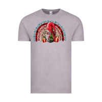 Vintage Zinc festive gnome with gifts Vintage Tee - CowhideDigitalArt