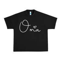 Black oma gift for women mother's day gifts for grandma t shirt Urban Heavy Tee - artisFamous