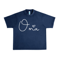 Navy oma gift for women mother's day gifts for grandma t shirt Urban Heavy Tee - artisFamous