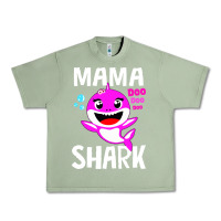 Oil Green mama shark doo doo shirt Urban Heavy Tee - artisFamous