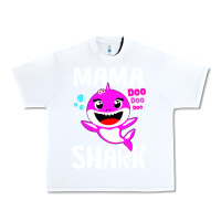 White mama shark doo doo shirt Urban Heavy Tee - artisFamous