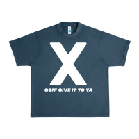 Midnight Navy x gon' give it to ya d.m.x t shirt Urban Heavy Tee - artisFamous