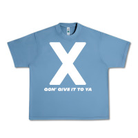 Pebble Blue x gon' give it to ya d.m.x t shirt Urban Heavy Tee - artisFamous