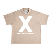 French Oak x gon' give it to ya d.m.x t shirt Urban Heavy Tee - artisFamous
