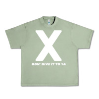 Oil Green x gon' give it to ya d.m.x t shirt Urban Heavy Tee - artisFamous